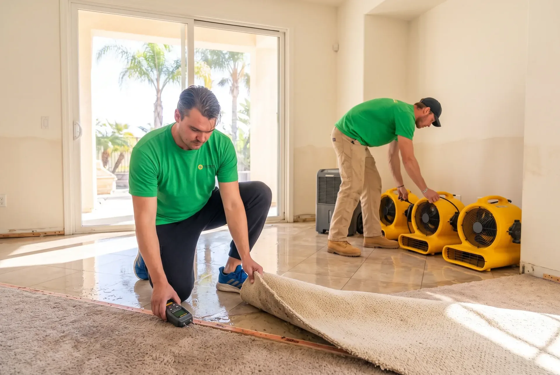 Water damage cleanup in La Mesa