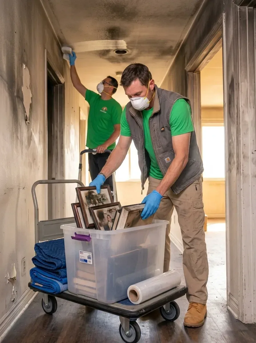 Water extraction in a La Mesa garage