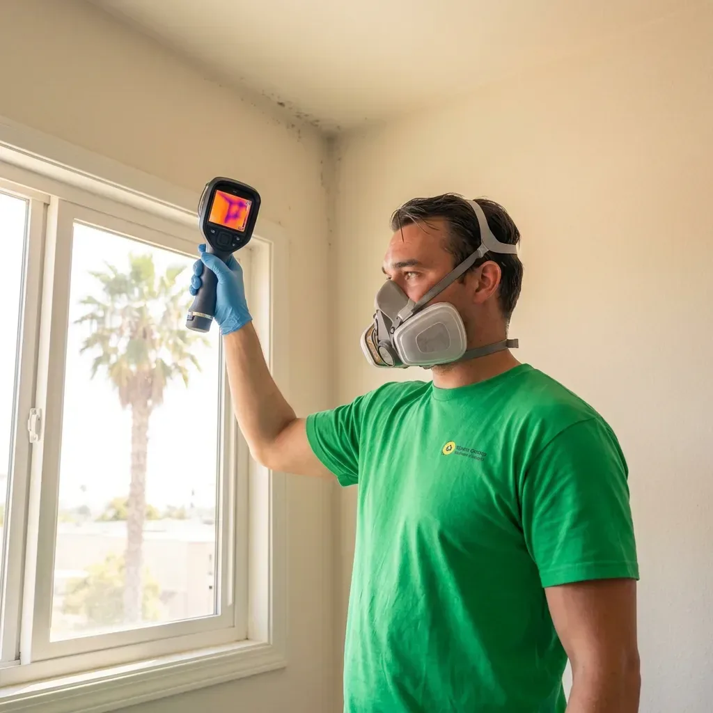 Thermal imaging mold check in La Mesa