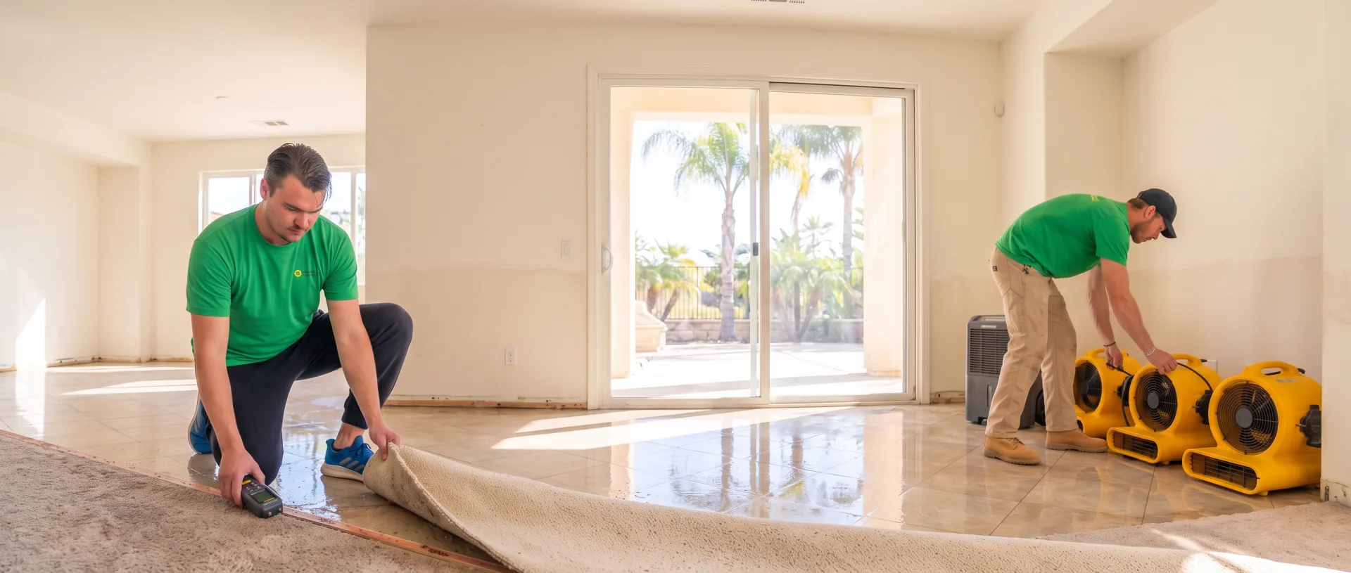 Water damage remediation in La Mesa