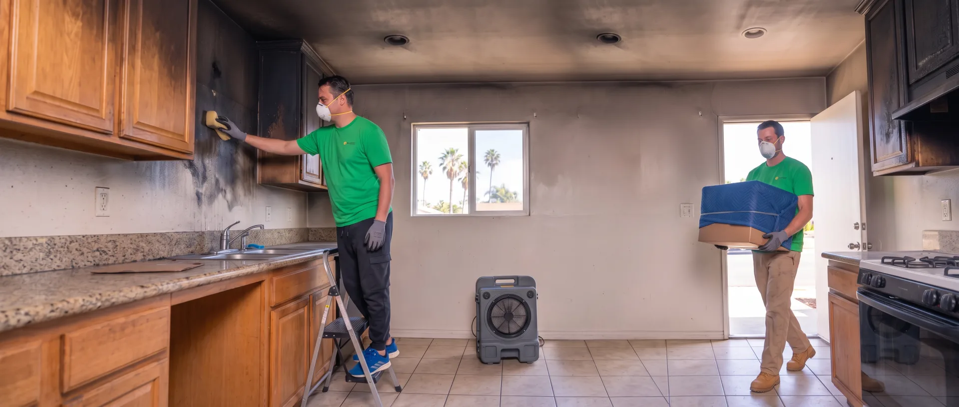 Fire and smoke damage repair in La Mesa